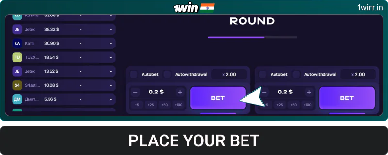 Place your bet at Lucky Jet 1win IN
