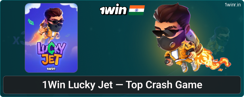 Official Lucky Jet crash game at 1win India